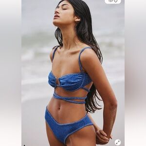 NTW Free People Sky Sparkle Bikini